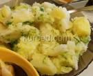 вареная картошка с укропом