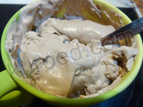 Кофейное мороженое по-льежски, пошаговое приготовление - разлить по формам