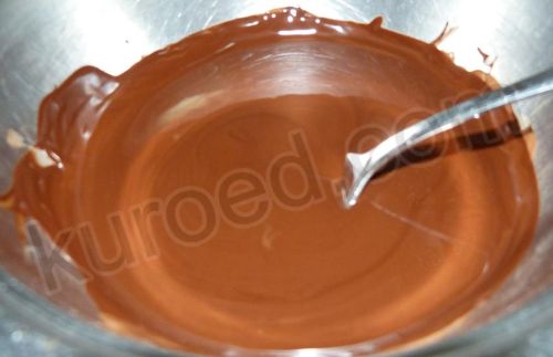 Шоколадный торт без муки, пошаговое приготовление - растопить шоколад