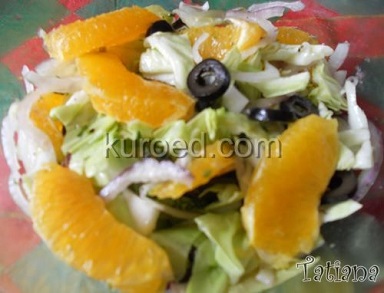 Салат с апельсинами по-сицилийски 