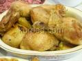 Куриные голени, запеченные в майонезно-чесночном соусе