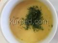 Тыквенный  суп-пюре с овсянкой и зеленью