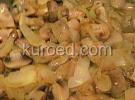жареные грибы  луком