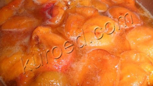 абрикосовая начинка, приготовление - добавить разведенный крахмал