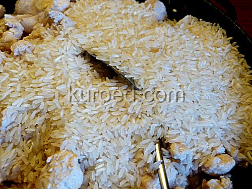 Голубцы ленивее ленивых, пошаговое приготовление  - добавляем  рис