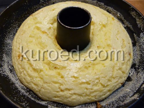 лимонный манник, пошаговое приготовление - - испечь кекс