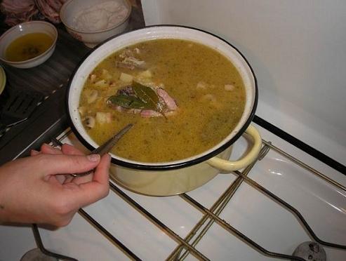 Суп полевой,пошаговое приготовление - придаем супу вкус