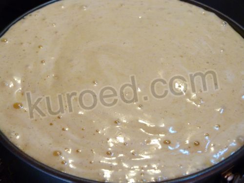 Яблочно-грушевая шарлотка со слоистой структурой