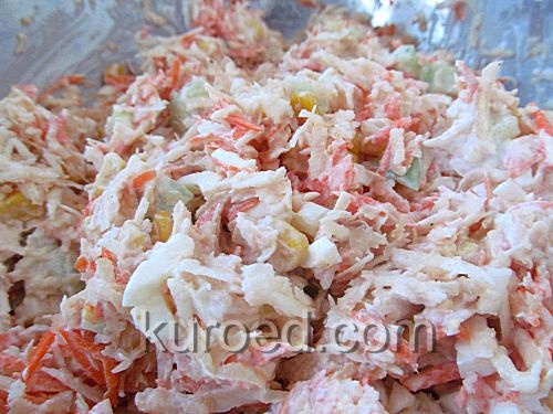 Зимний салат из моркови и сельдерея